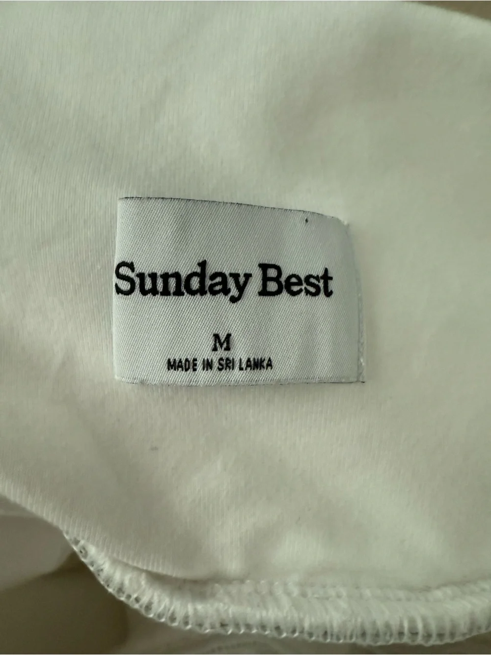 Sunday Best white buttercup tiered miniskirt- size M